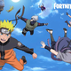 Naruto, Sasuke, Kakashi, and Sakura falling out of the sky.